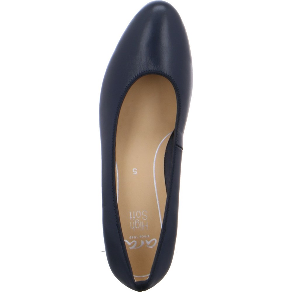 Chaussures Court ARA courts Knokke Bleu Femme | AAE-47558501