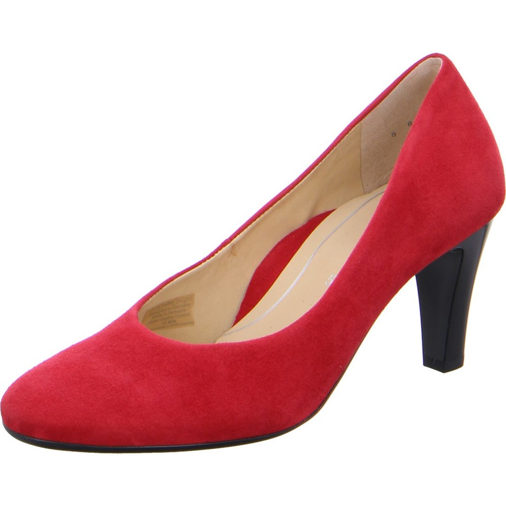 Chaussures Court ARA courts Marseille Rouge Femme | YOZ-34878602