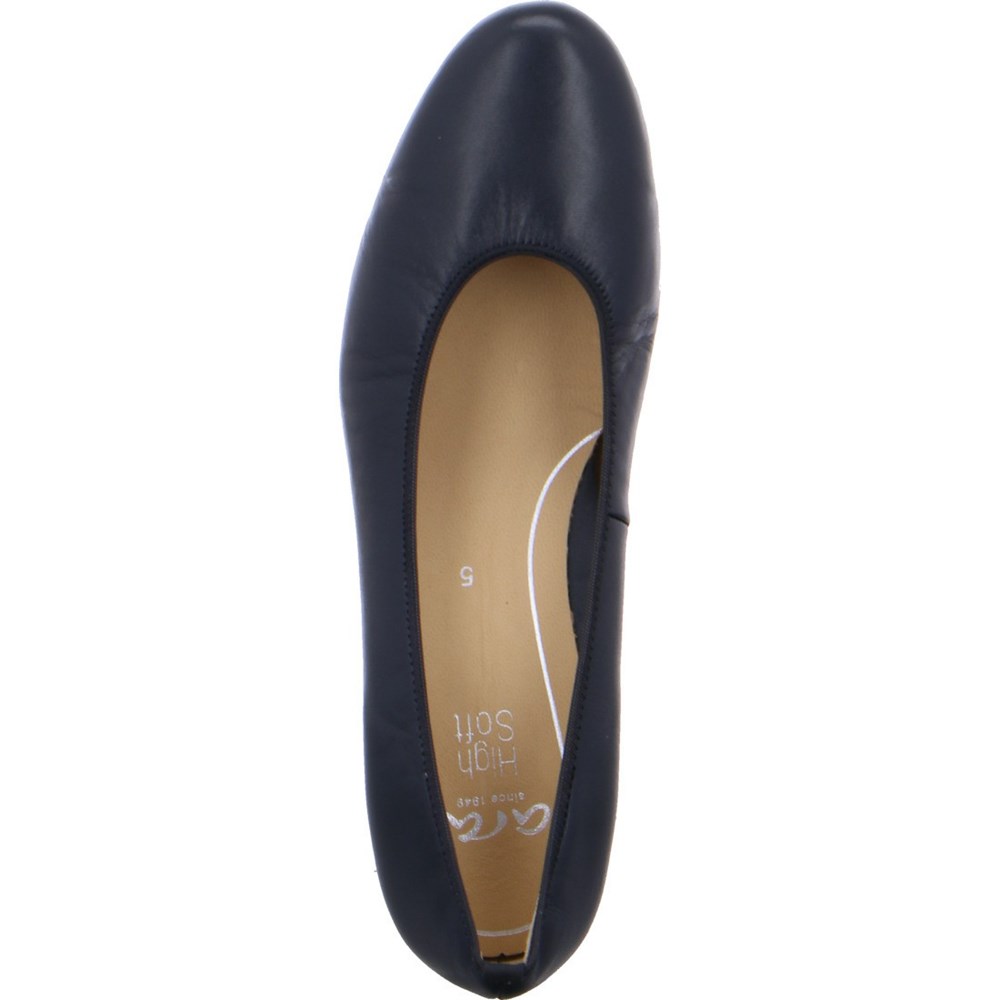 Chaussures Court ARA Courts Vicenza Bleu Femme | BCH-42361755