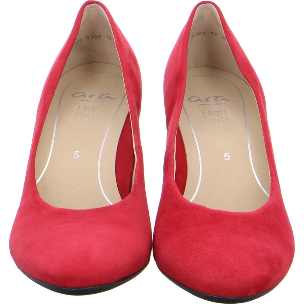 Chaussures Court ARA courts Marseille Rouge Femme | YOZ-34878602