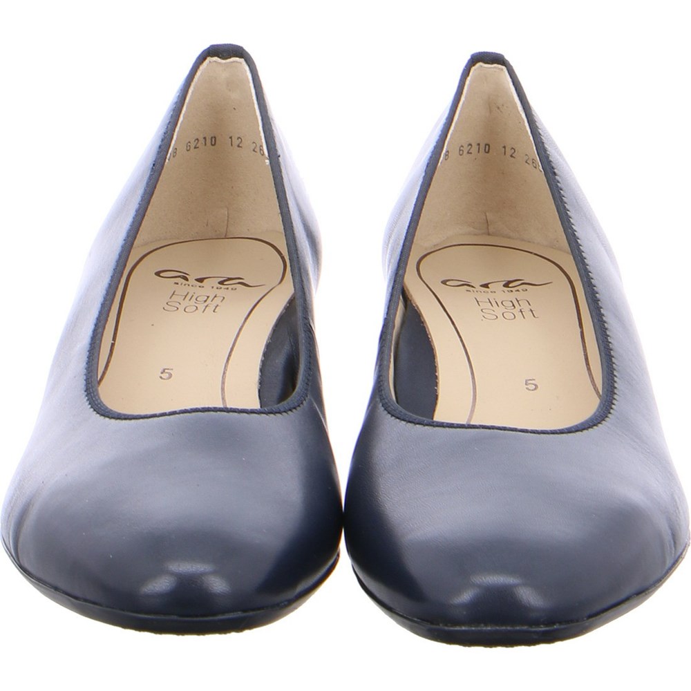 Chaussures Court ARA Court Milano Bleu Femme | LDG-37398335