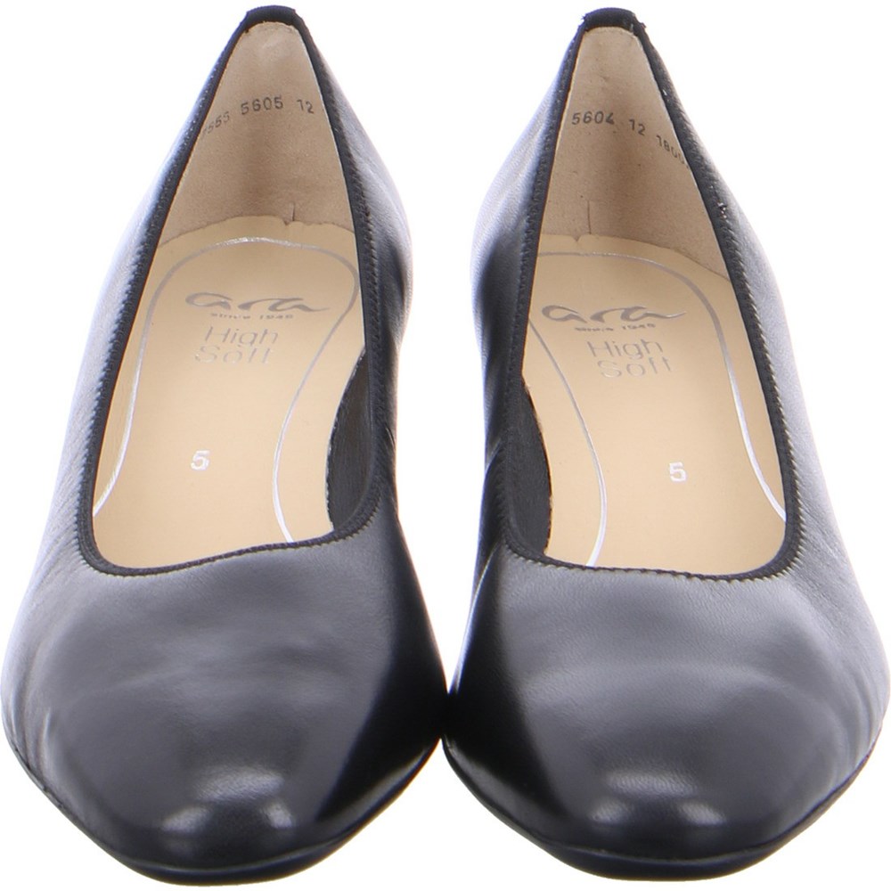 Chaussures Court ARA Courts Verona Noir Femme | HVR-81498200