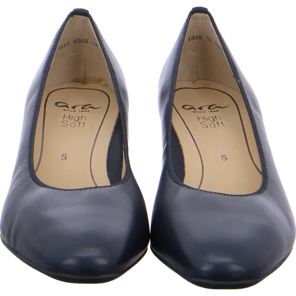 Chaussures Court ARA Courts Verona Bleu Femme | POO-00147241