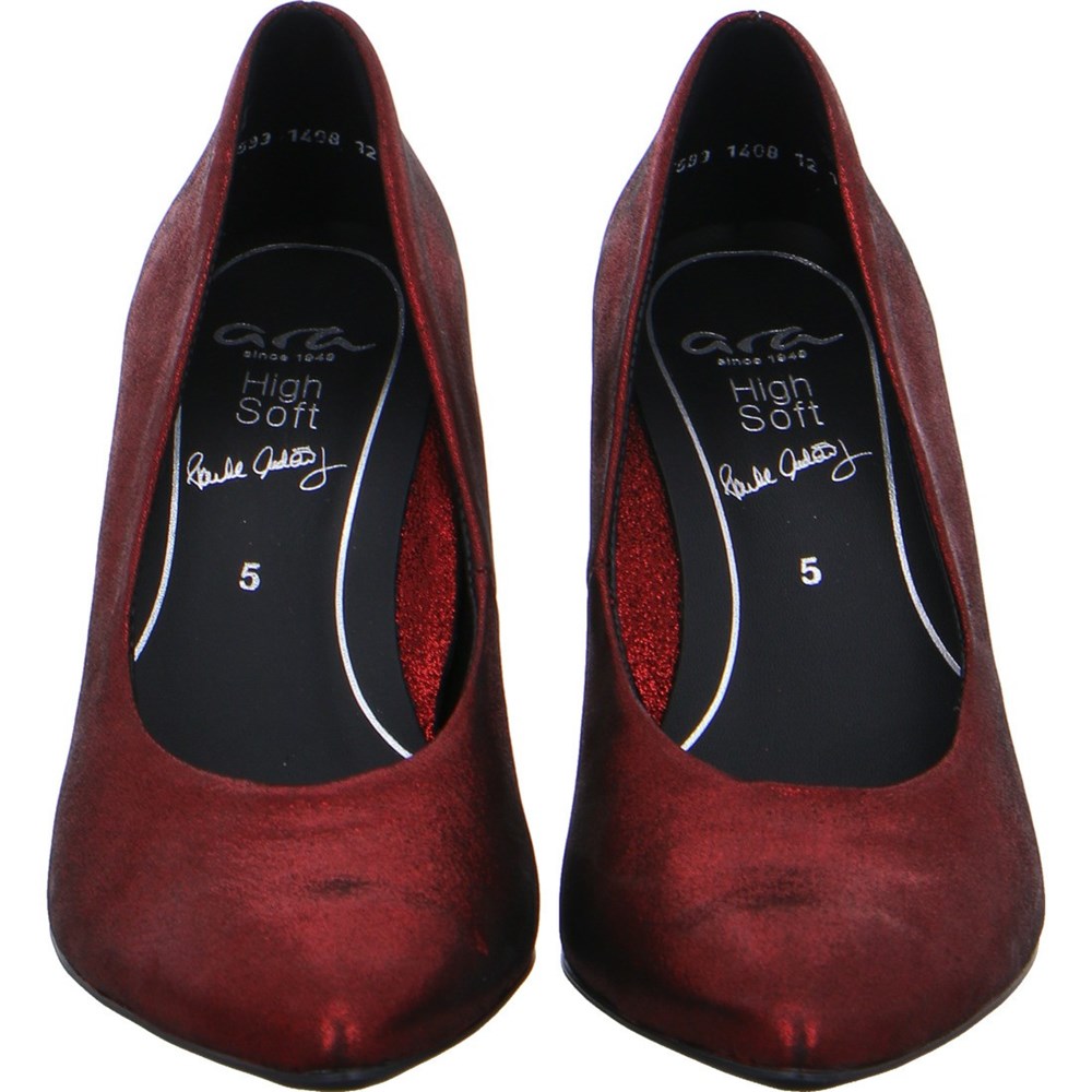 Chaussures Court ARA Frauke Rouge Femme | UGL-15462497