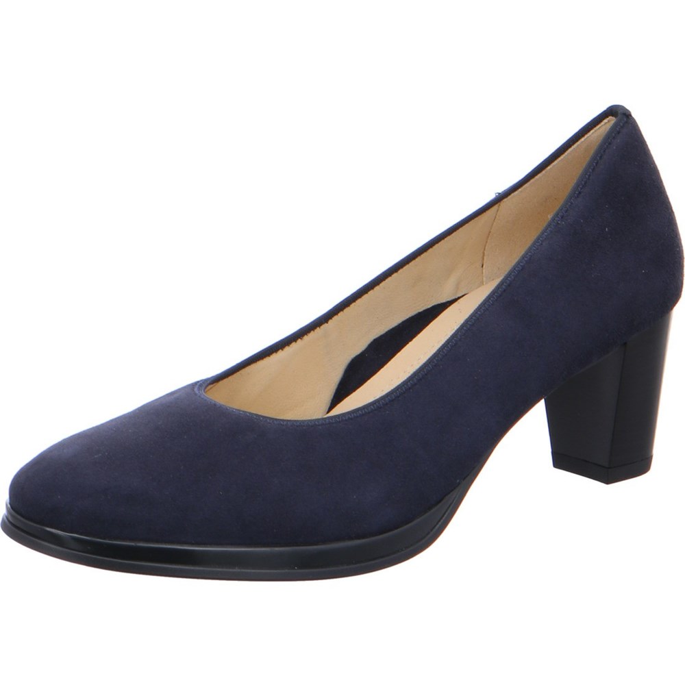 Chaussures Court ARA platform heels Orly Bleu Femme | UBM-95310175