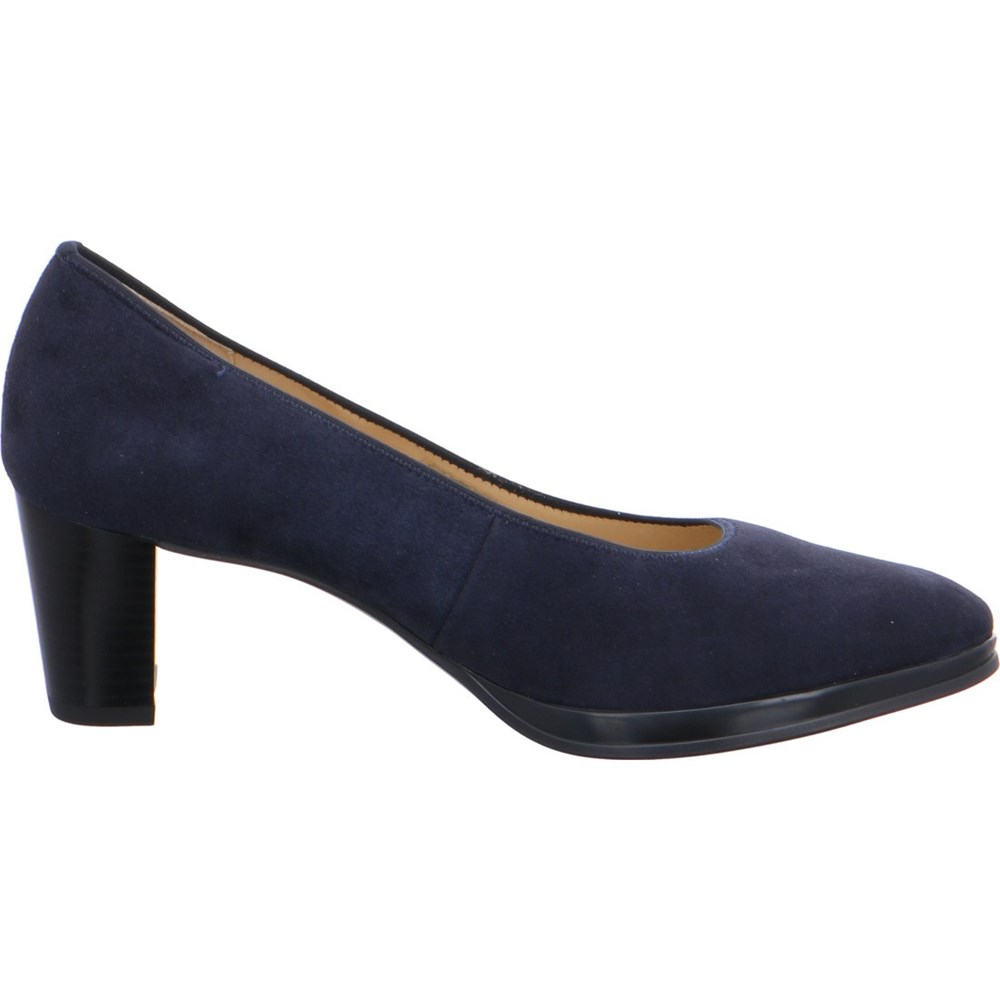 Chaussures Court ARA platform heels Orly Bleu Femme | UBM-95310175