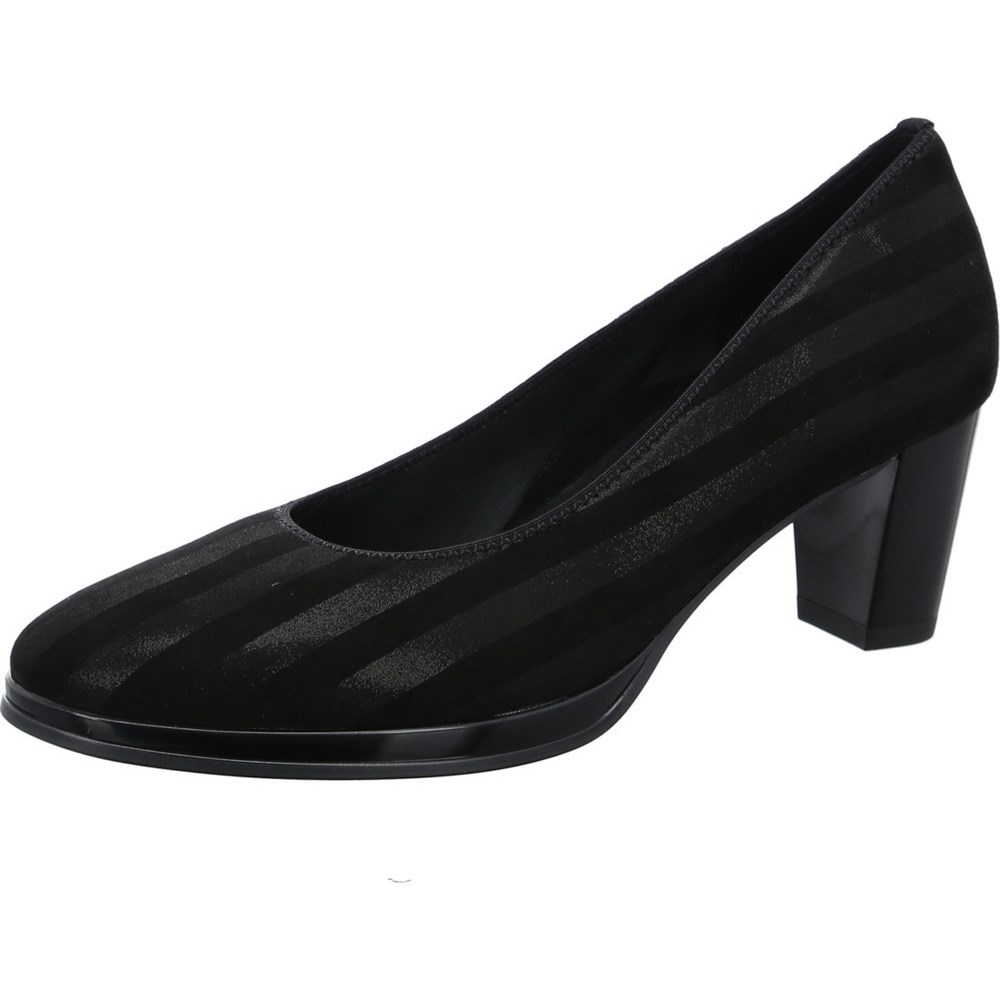 Chaussures Court ARA platform heels Orly Noir Femme | ZPI-16134355