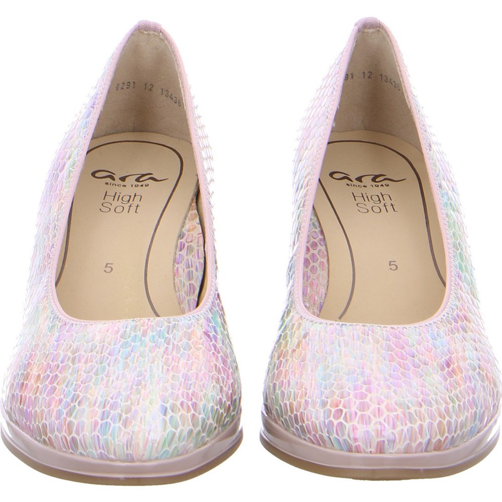 Chaussures Court ARA Courts Orly pastel Noir Femme | JLD-48434192