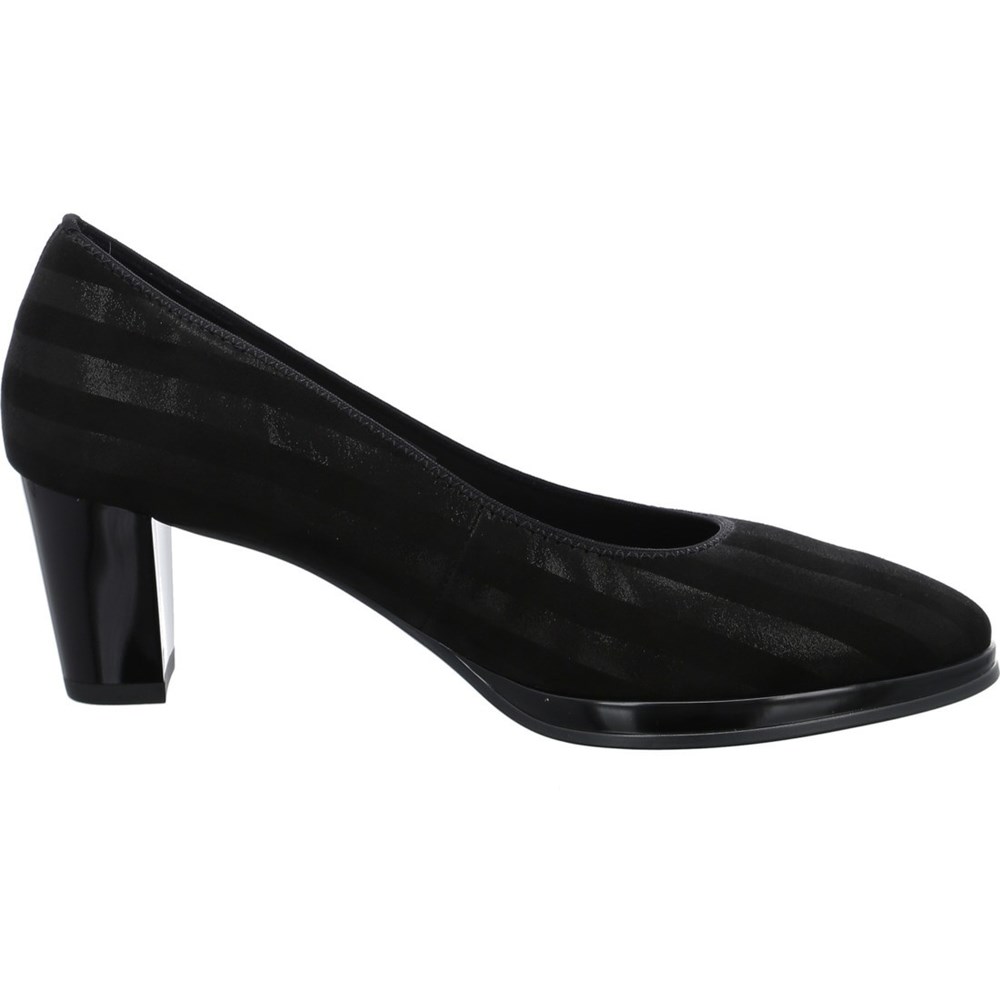 Chaussures Court ARA platform heels Orly Noir Femme | ZPI-16134355