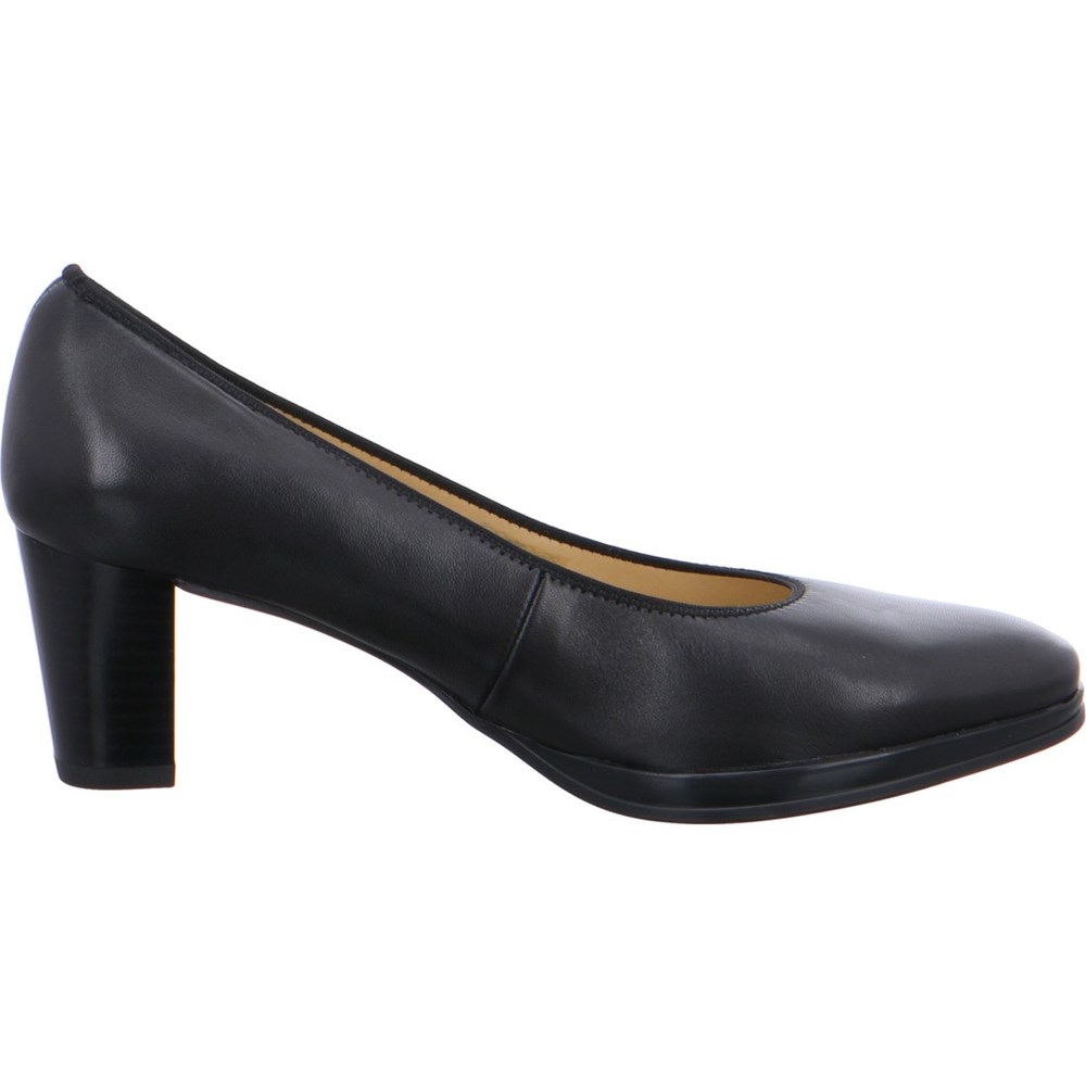 Chaussures Court ARA platform heels Orly Noir Femme | ICY-00564119