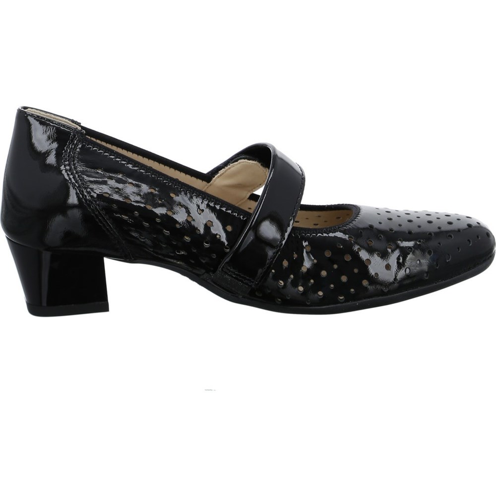 Chaussures Court ARA Nizza Noir Femme | UFN-68750769