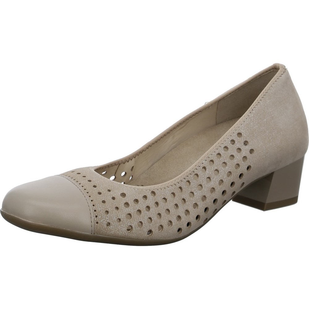 Chaussures Court ARA Nizza Beige Femme | NOL-47252834