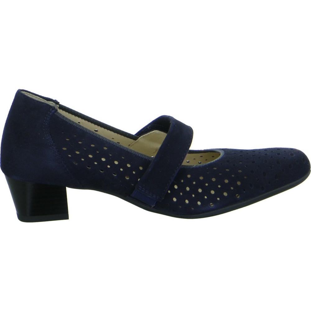 Chaussures Court ARA Nizza Bleu Femme | YVC-16867550