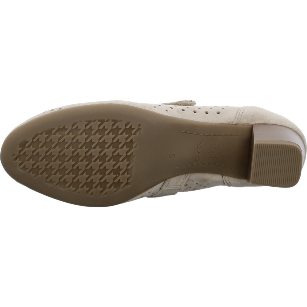 Chaussures Court ARA Nizza Beige Femme | RLO-47788985