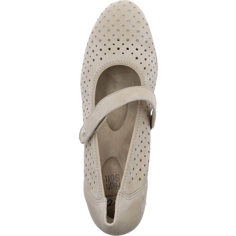 Chaussures Court ARA Nizza Beige Femme | RLO-47788985