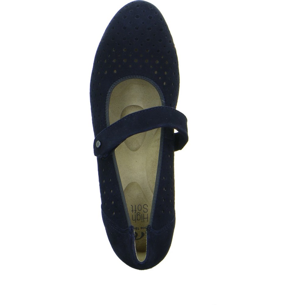 Chaussures Court ARA Nizza Bleu Femme | YVC-16867550