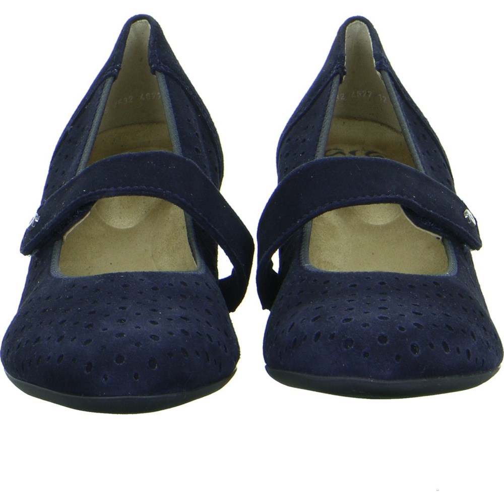 Chaussures Court ARA Nizza Bleu Femme | YVC-16867550