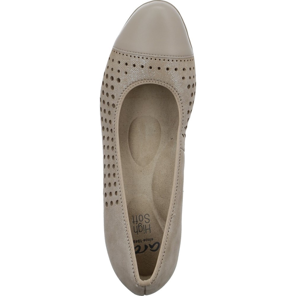 Chaussures Court ARA Nizza Beige Femme | NOL-47252834