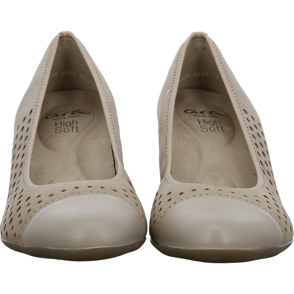 Chaussures Court ARA Nizza Beige Femme | NOL-47252834