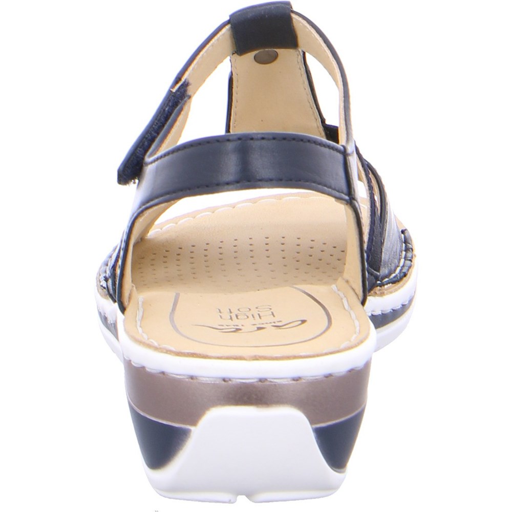 Sandales ARA Amalfi Bleu Femme | TJW-84799690