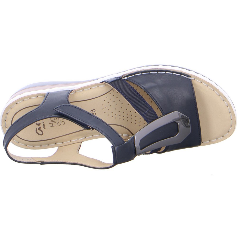 Sandales ARA Amalfi Bleu Femme | TJW-84799690