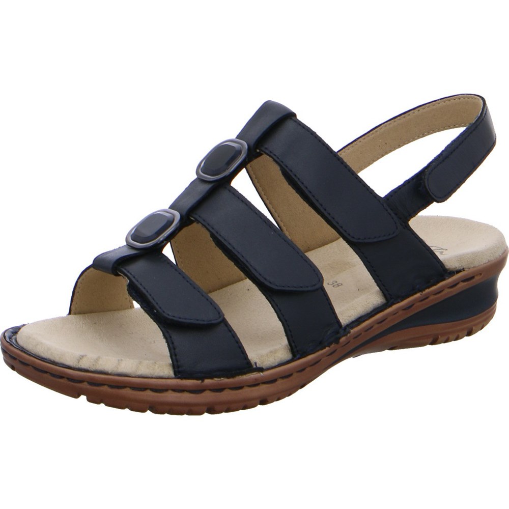 Sandales ARA Hawaii Bleu Femme | GJG-85031794