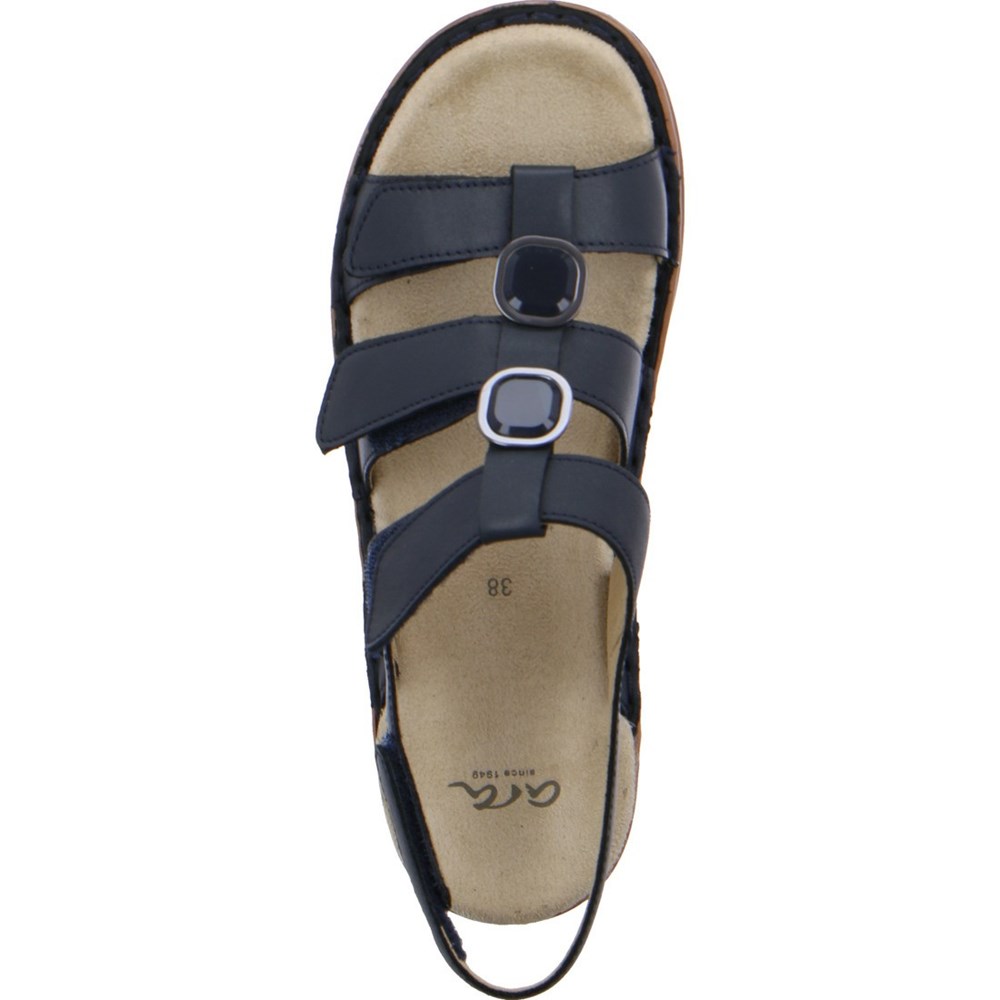 Sandales ARA Hawaii Bleu Femme | GJG-85031794