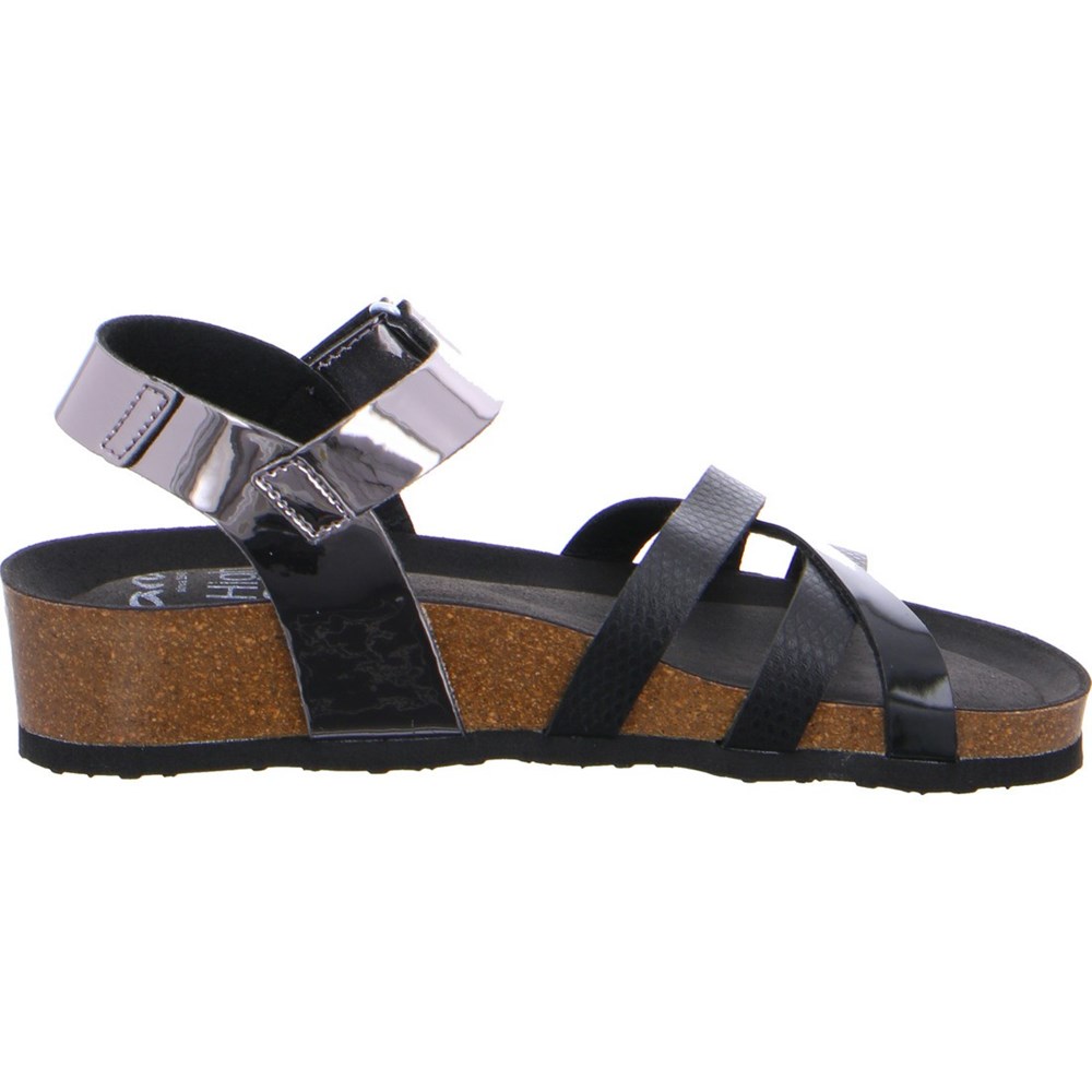 Sandales ARA Bali Noir Femme | EVT-86976123