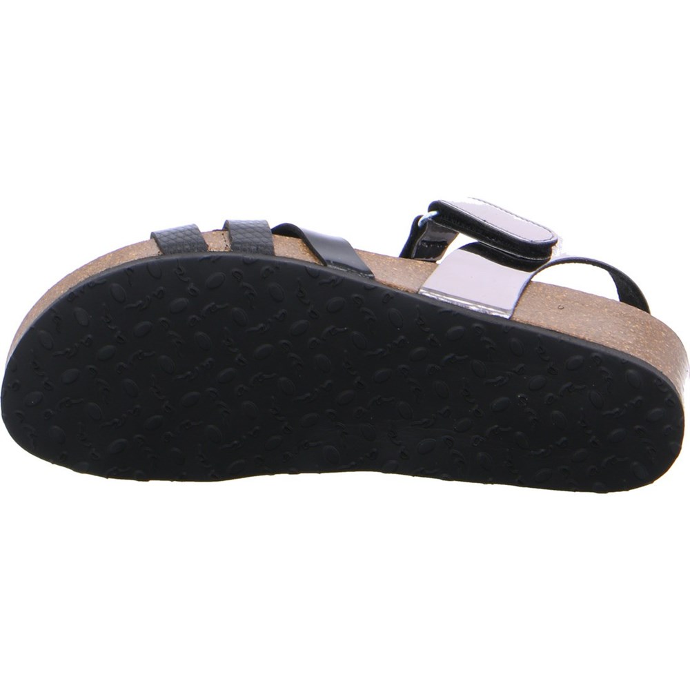 Sandales ARA Bali Noir Femme | EVT-86976123