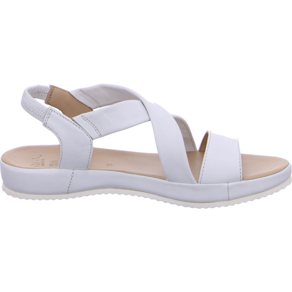 Sandales ARA Dubai Blanche Femme | WQW-96160253