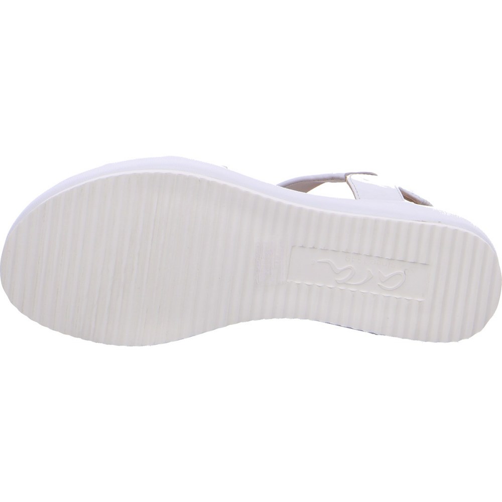 Sandales ARA Dubai Blanche Femme | WQW-96160253