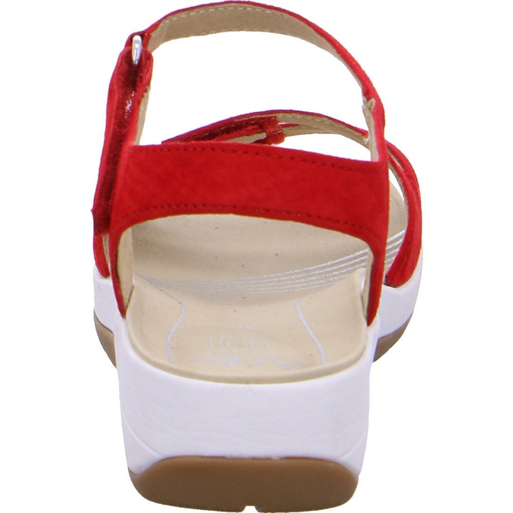 Sandales ARA Napoli Rouge Femme | RFQ-74680756