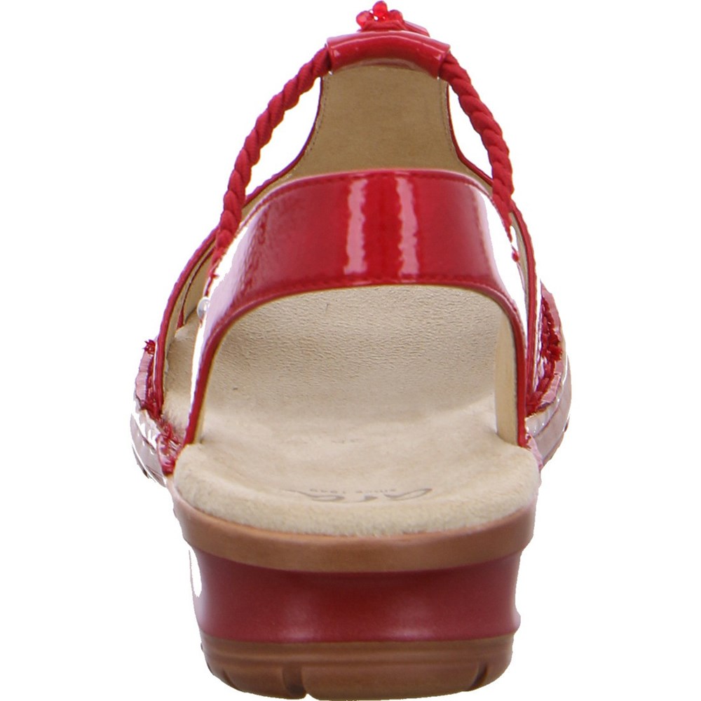 Sandales ARA araals Hawaii Rouge Femme | PJR-80706328