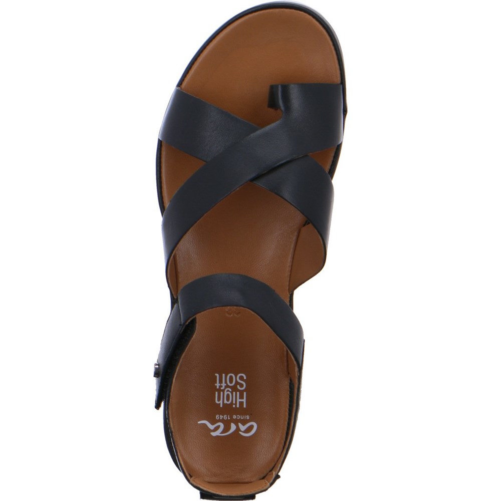 Sandales ARA Dubai Noir Femme | PNI-09828553