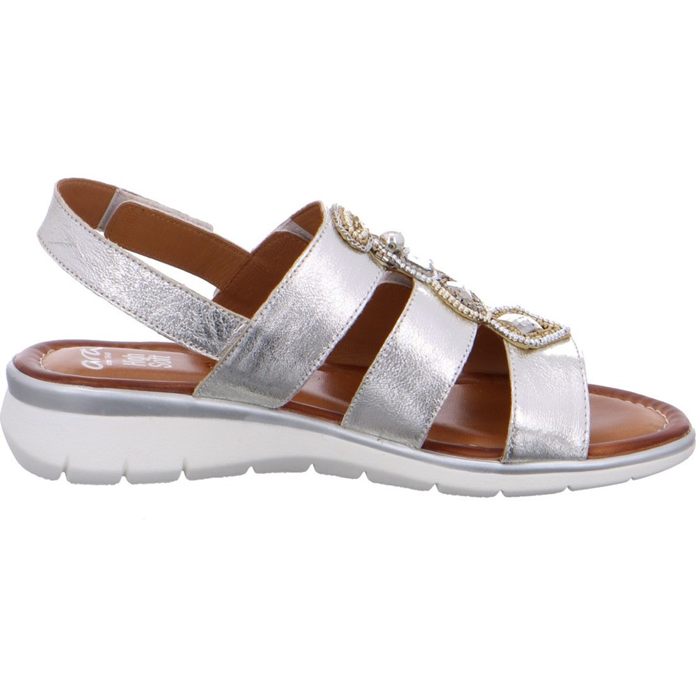 Sandales ARA Kreta Grise Femme | YUJ-12789206