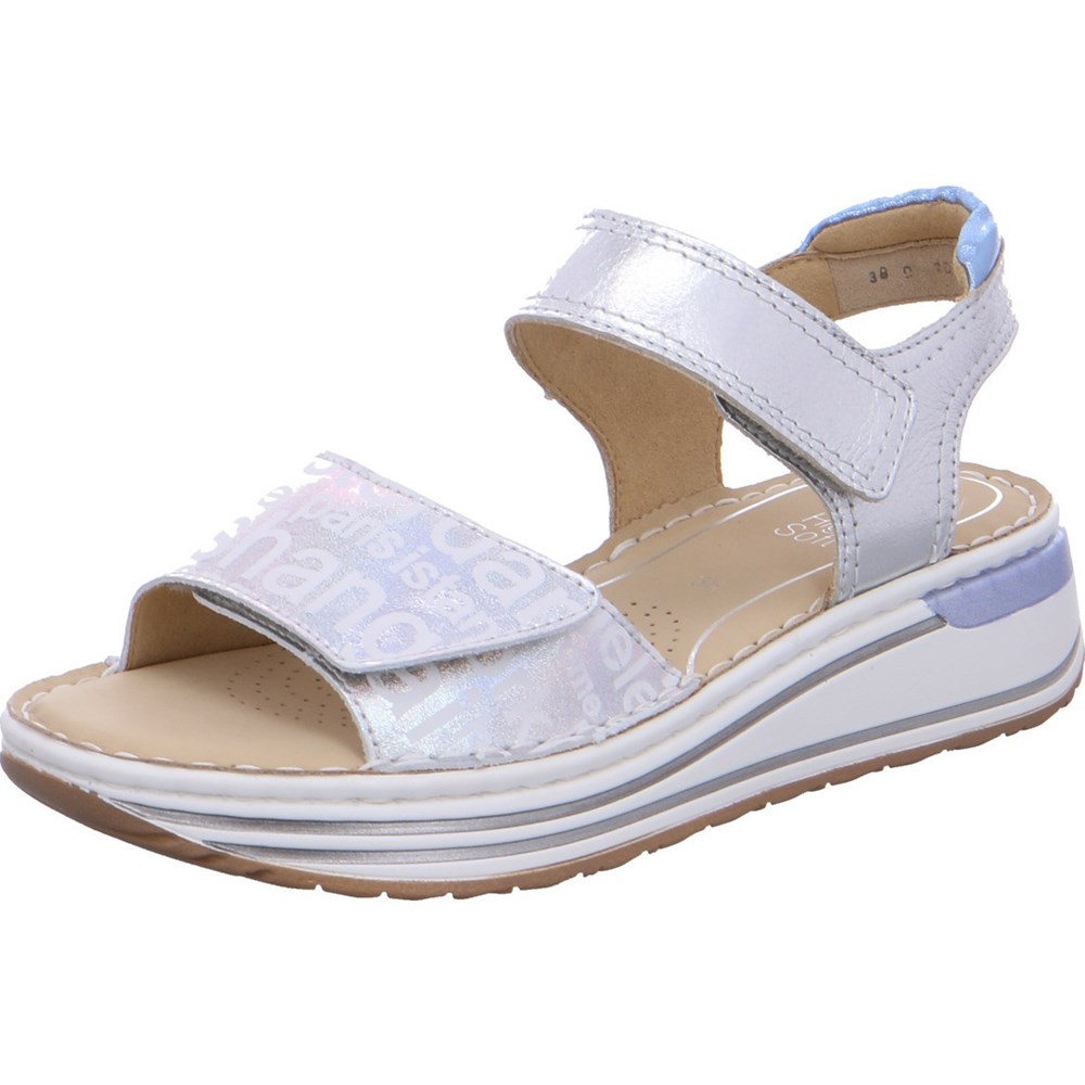 Sandales ARA Sapporo Grise Femme | QGM-27877588