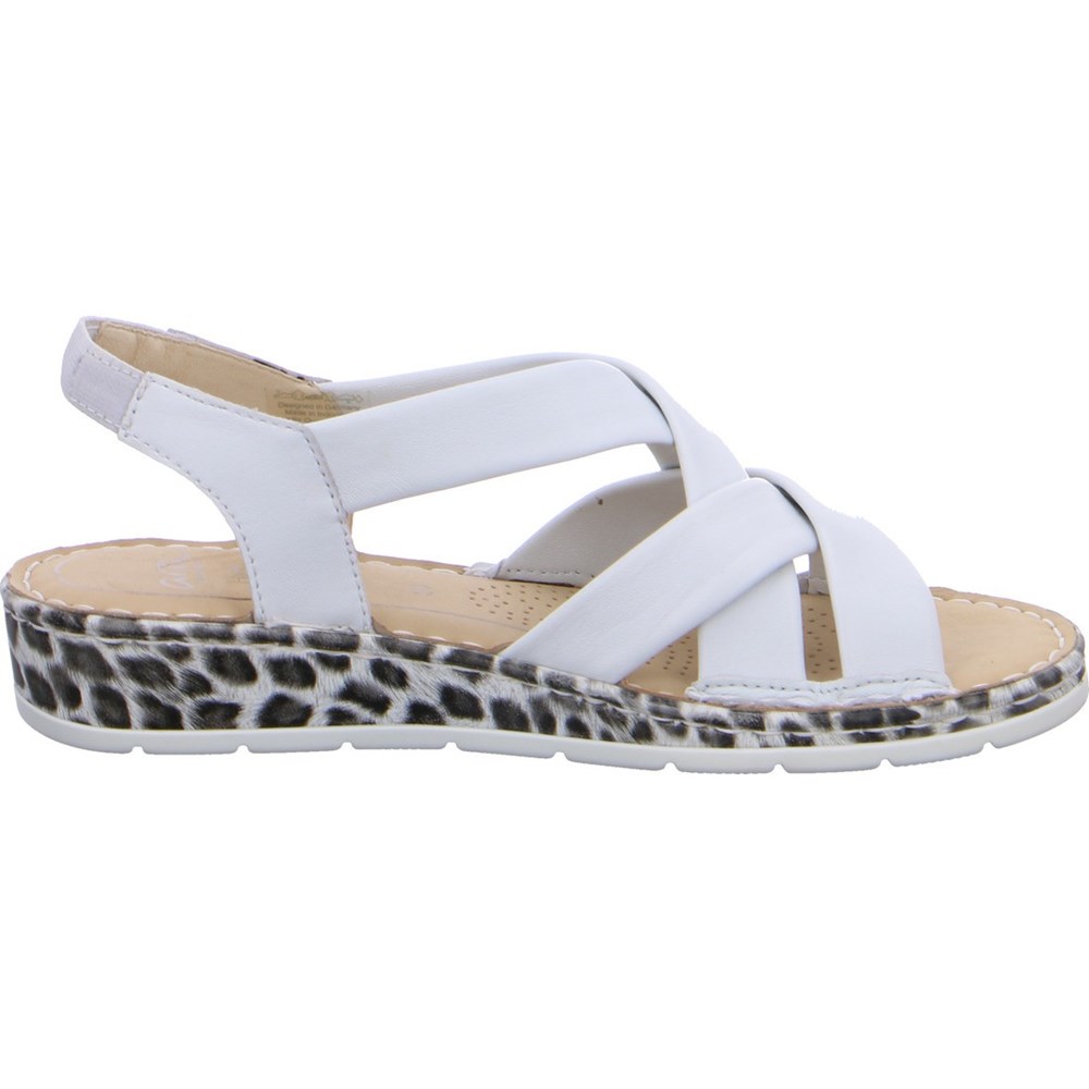 Sandales ARA Positano Blanche Femme | FOA-13490591