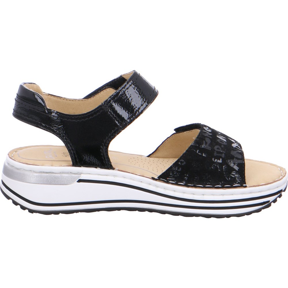 Sandales ARA Sapporo Noir Femme | FUQ-33868446