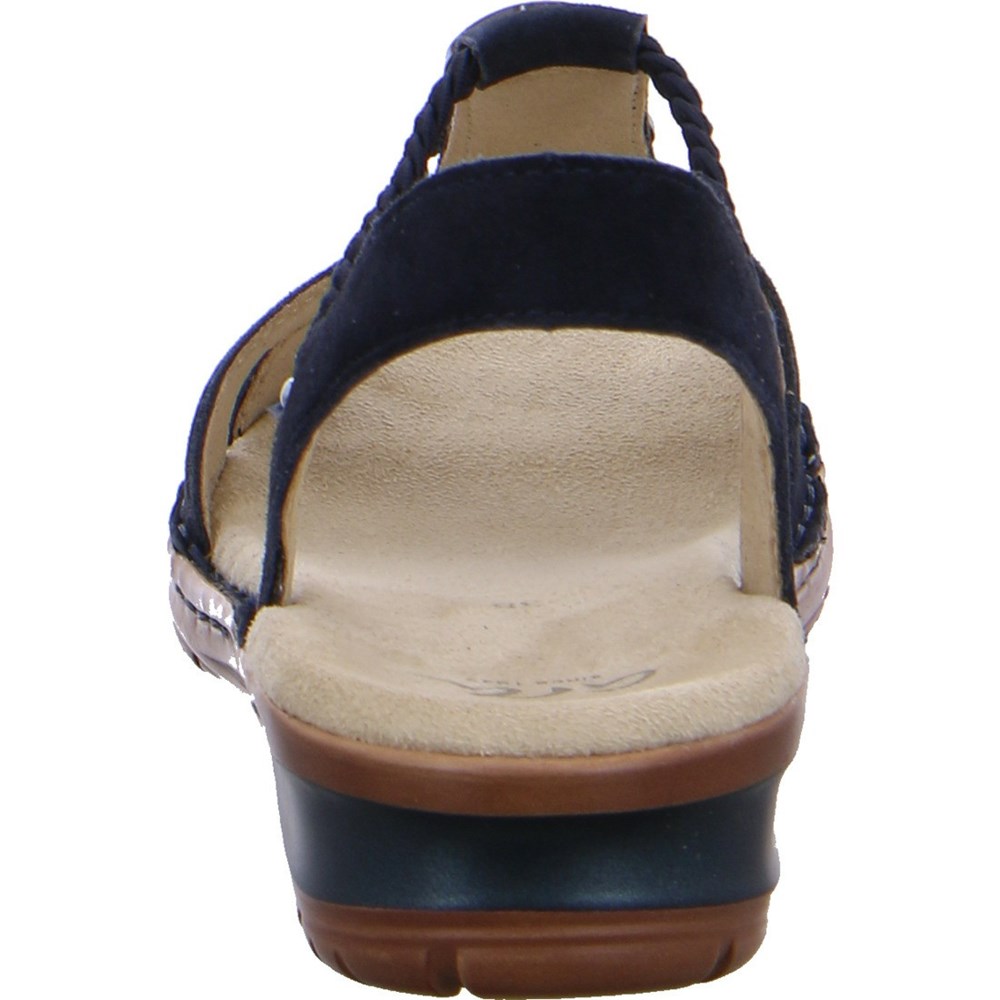 Sandales ARA Hawaii Bleu Femme | ZWV-48627114