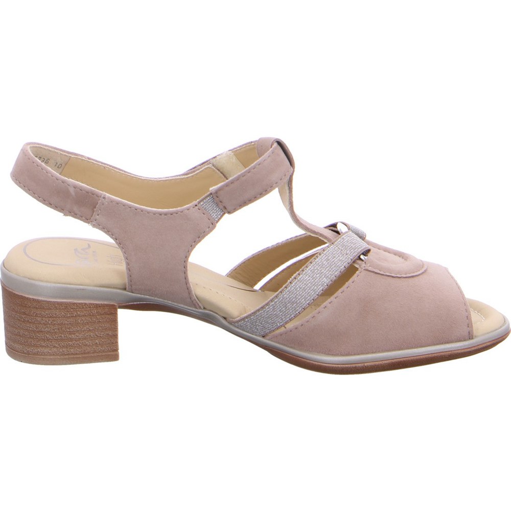 Sandales ARA Lugano taupe Beige Femme | MSV-69862246