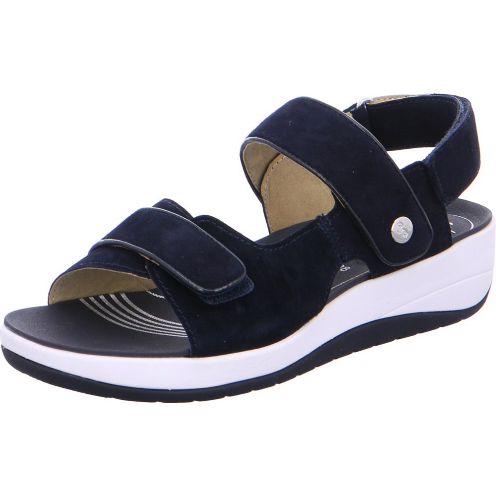 Sandales ARA Napoli Bleu Femme | DOZ-88628245