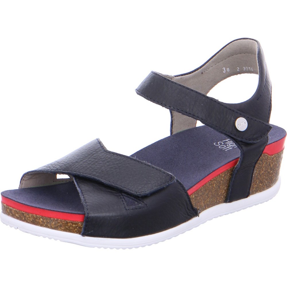 Sandales ARA Norderney Bleu Femme | QCB-54820452