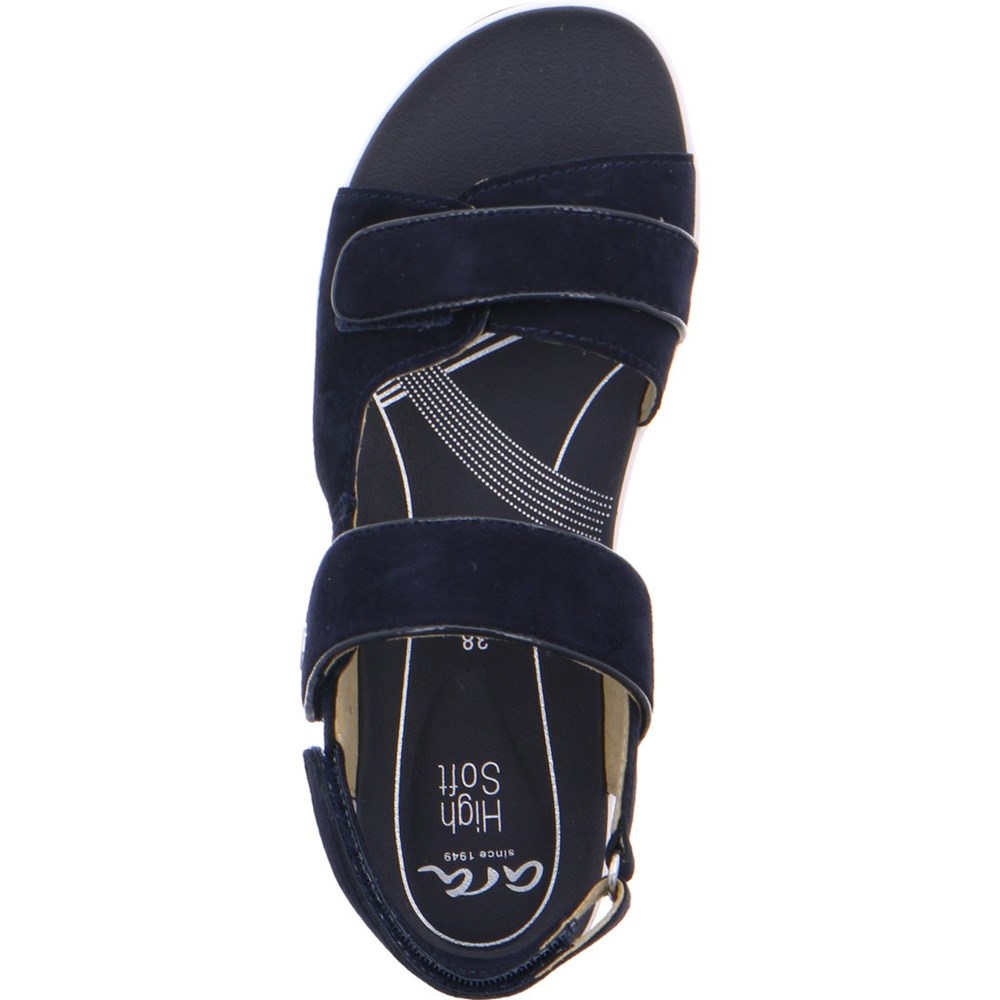 Sandales ARA Napoli Bleu Femme | DOZ-88628245