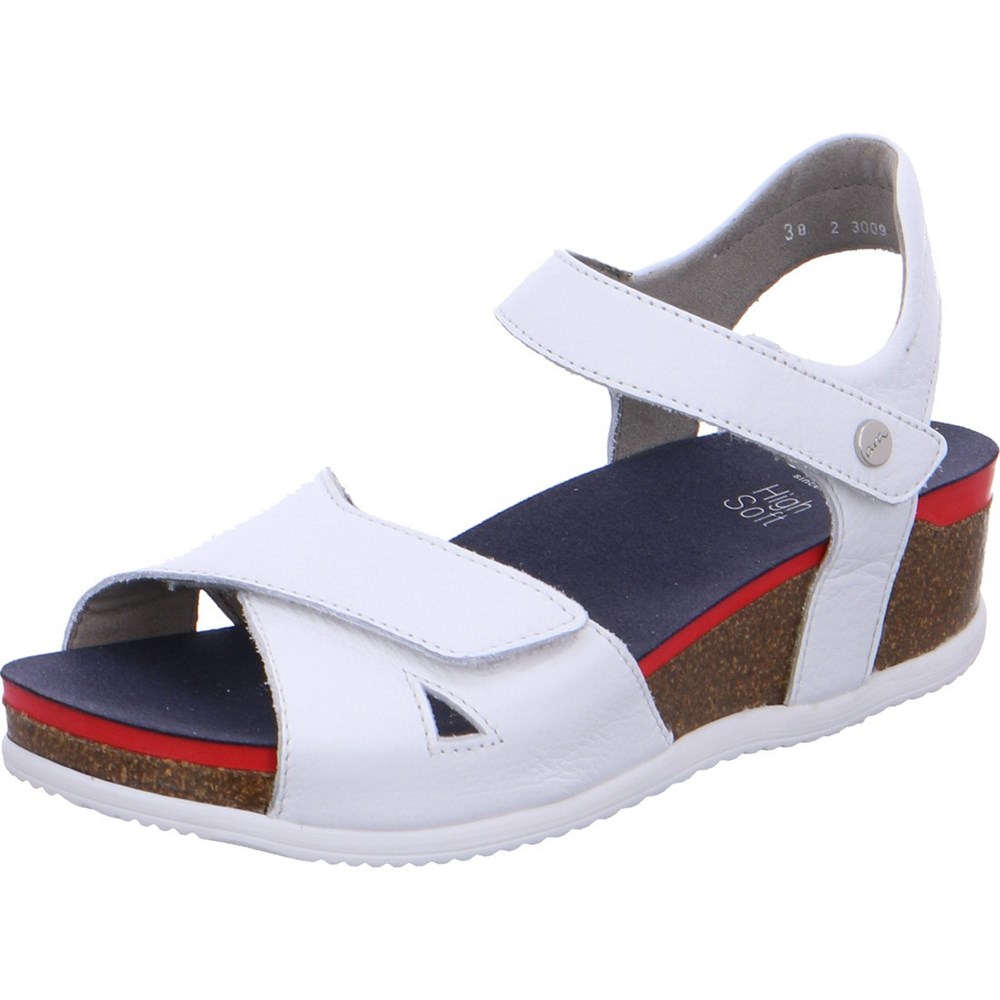 Sandales ARA Norderney Blanche Femme | CPN-02140977