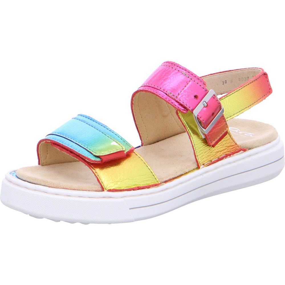 Sandales ARA Courtyard rainbow Marron Femme | NML-25706411