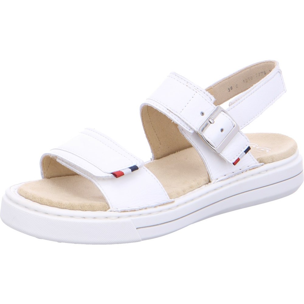 Sandales ARA Courtyard Blanche Femme | KGG-32023647