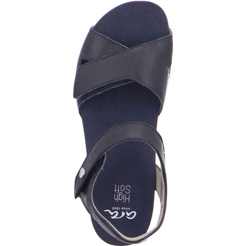 Sandales ARA Norderney Bleu Femme | QCB-54820452