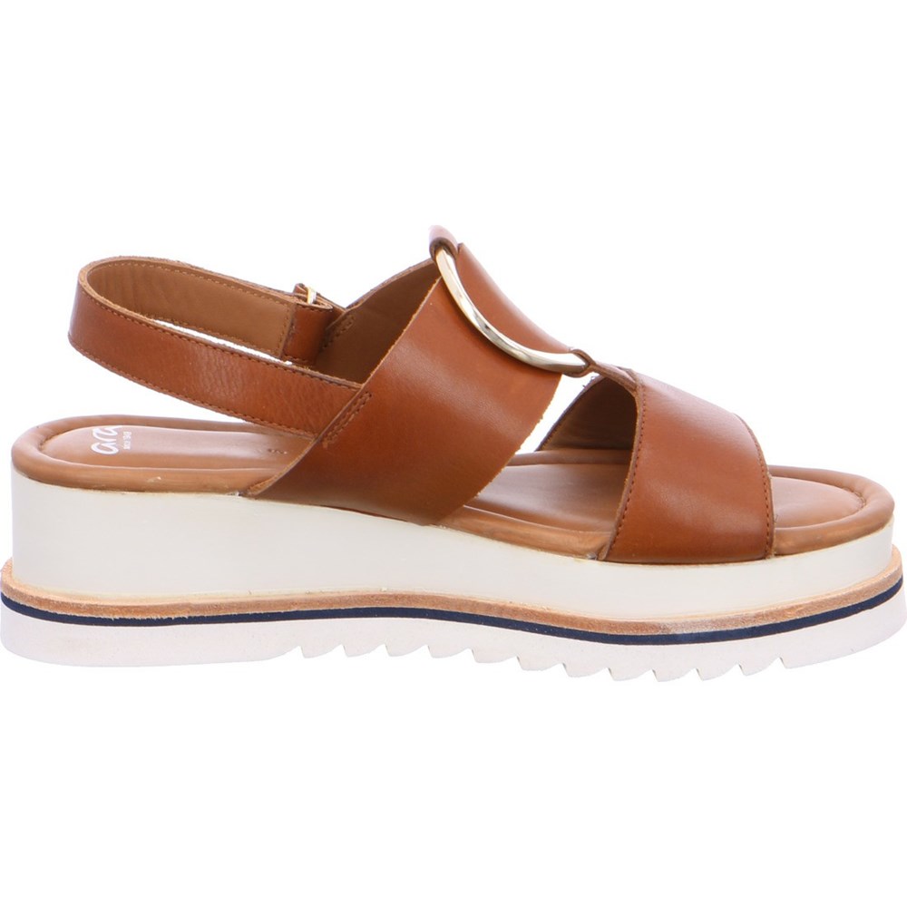 Sandales ARA Durban cognac Marron Femme | CSW-11311206