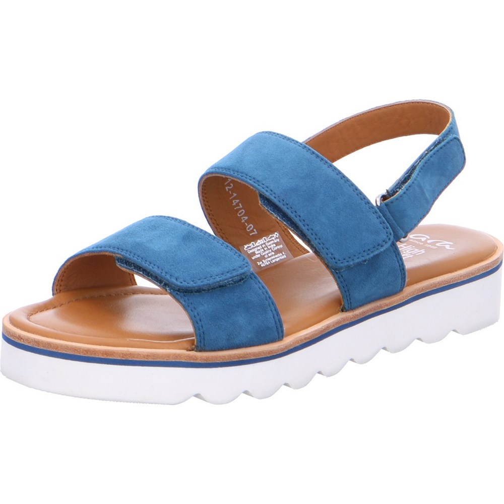 Sandales ARA Genua capri Bleu Femme | IYL-14948480