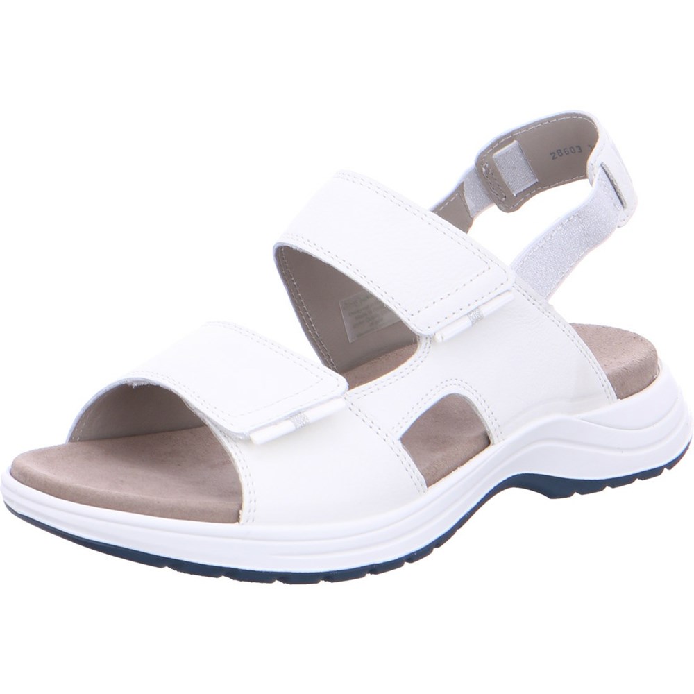 Sandales ARA Panama Blanche Femme | BXG-81816386